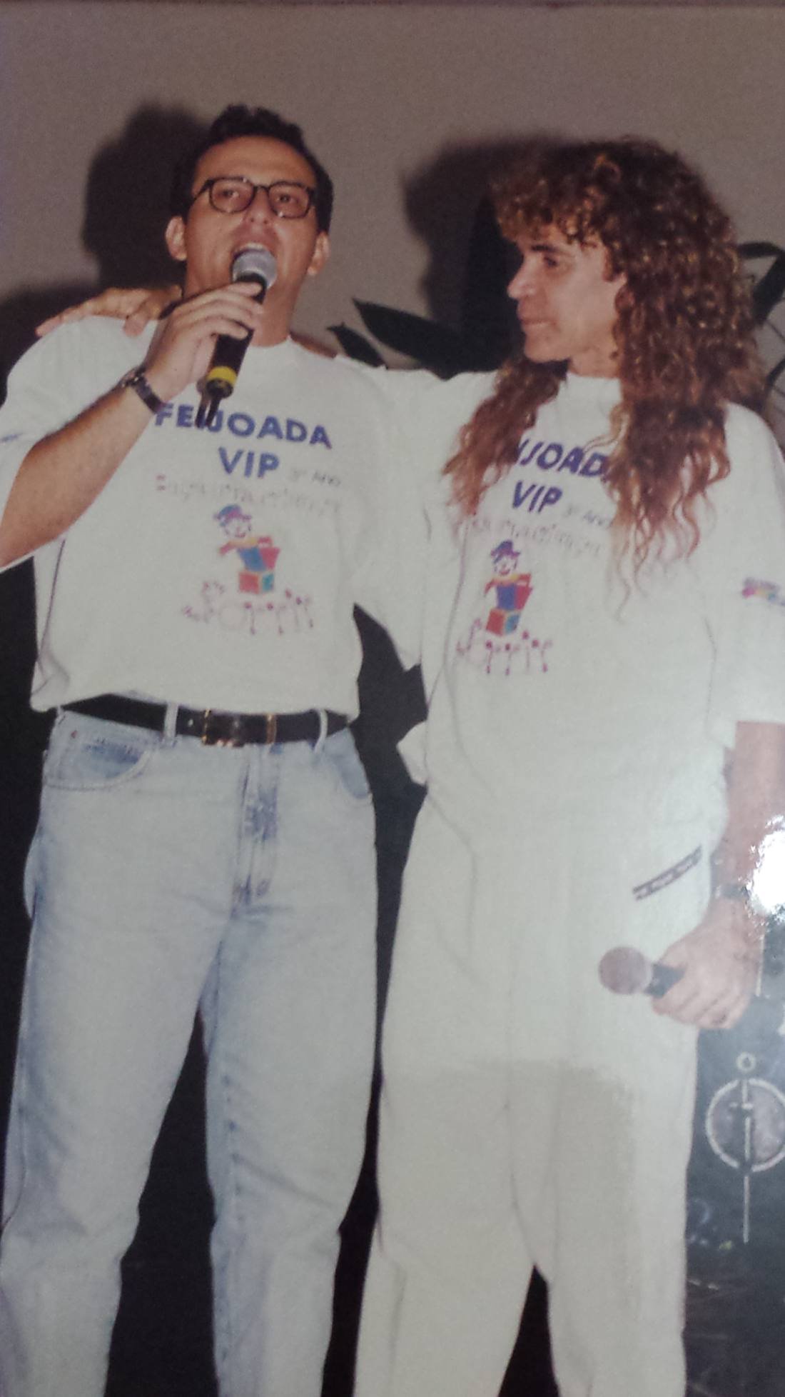 No palco da Feijoada VIP
